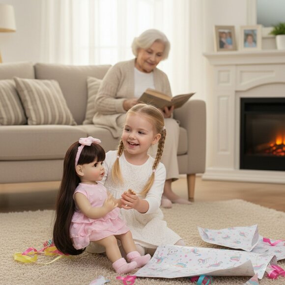 55 cm Babylistic Soft Silicone Vinyl Talking Reborn Doll very realistic - Picture 9 of 12